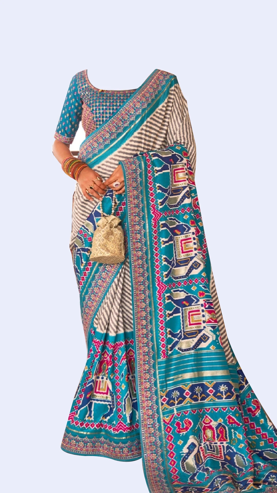 Women Saree Photo Suit screenshot