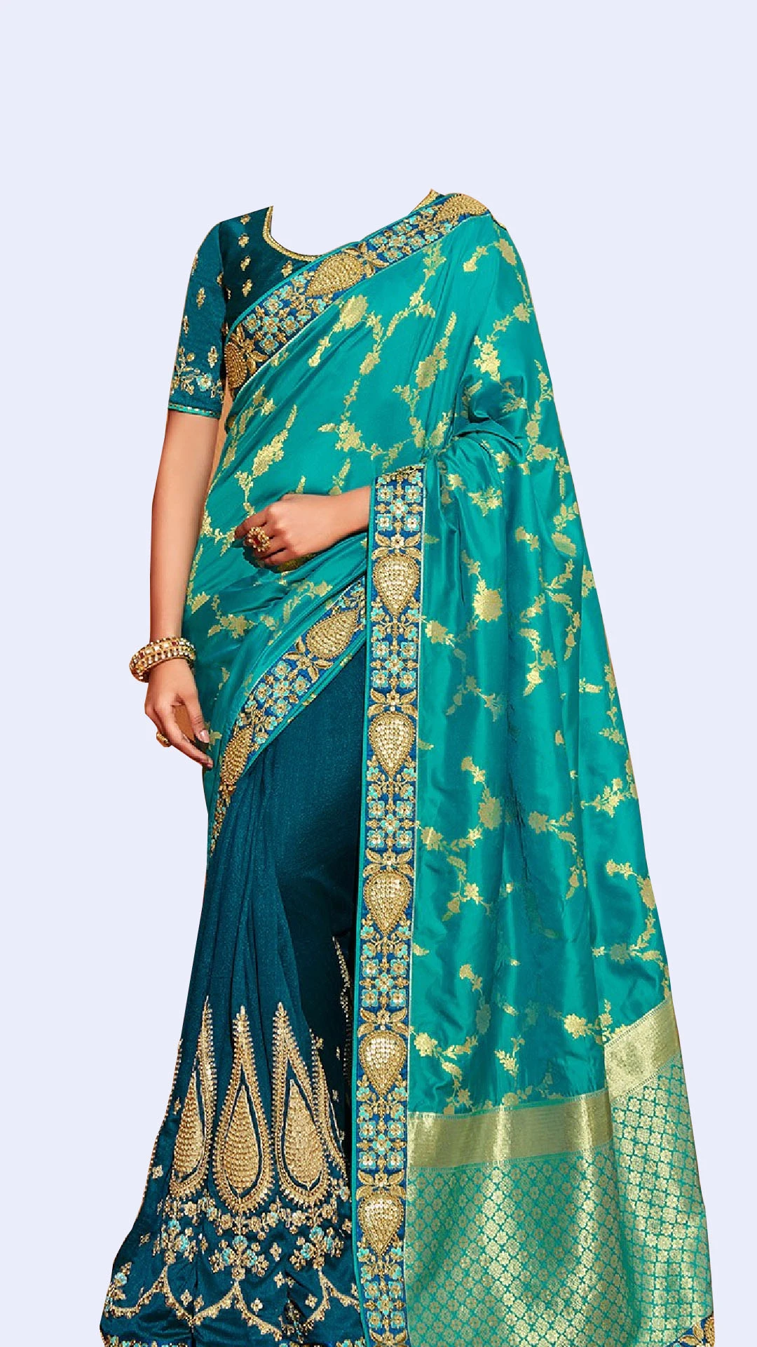Women Saree Photo Suit screenshot