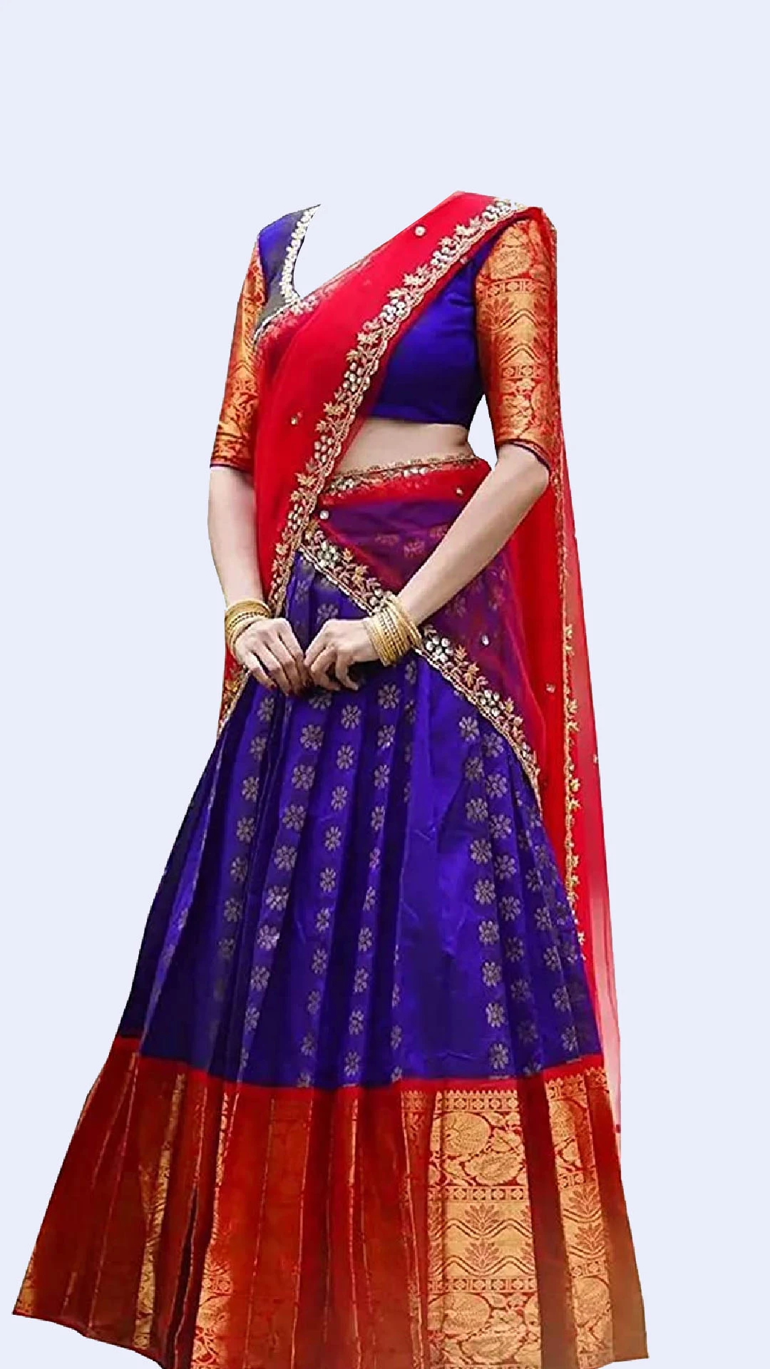 Women Saree Photo Suit screenshot