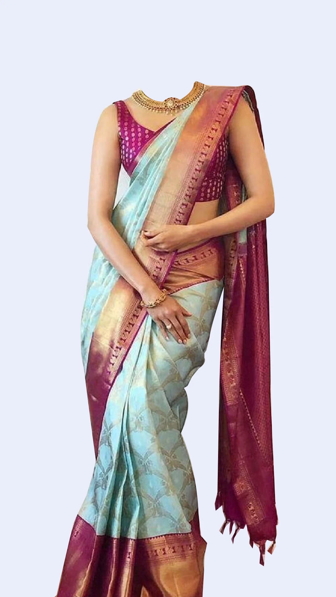 Women Saree Photo Suit screenshot